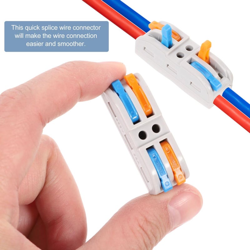 SOLUSTRE 10pcs Universal Terminal Block Kit for Electrical Projects Quick Connect Wire Splitter Connectors - Image 5
